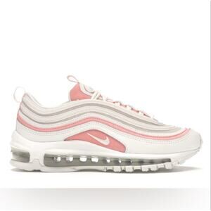 Nike Air Max 97 Summit White/ Coral  2019 Women’s Sz. 6.5 GUC (See Description)